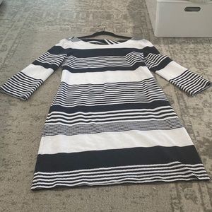 Lilly Pulitzer size medium blue white nautical stripe dress